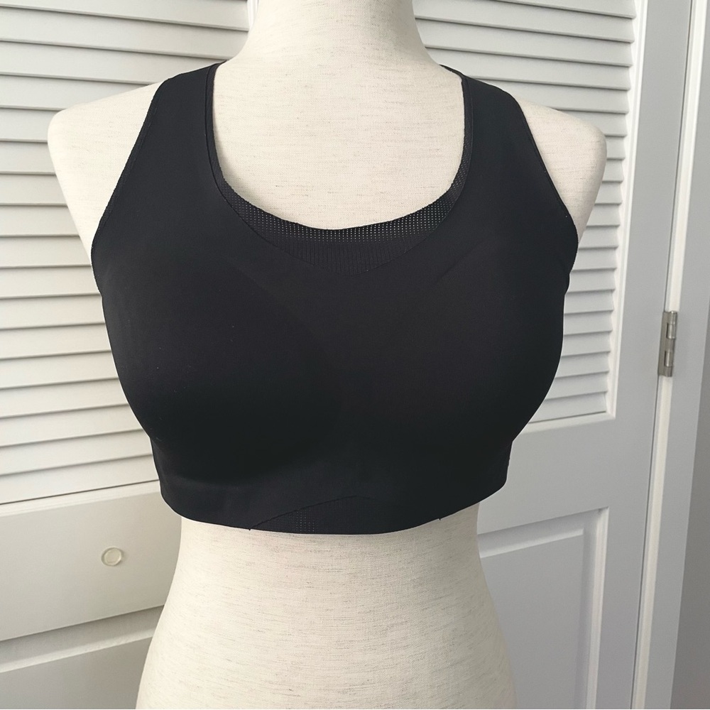 Soma Bliss Breathe Racerback Sport Bra Black Size L